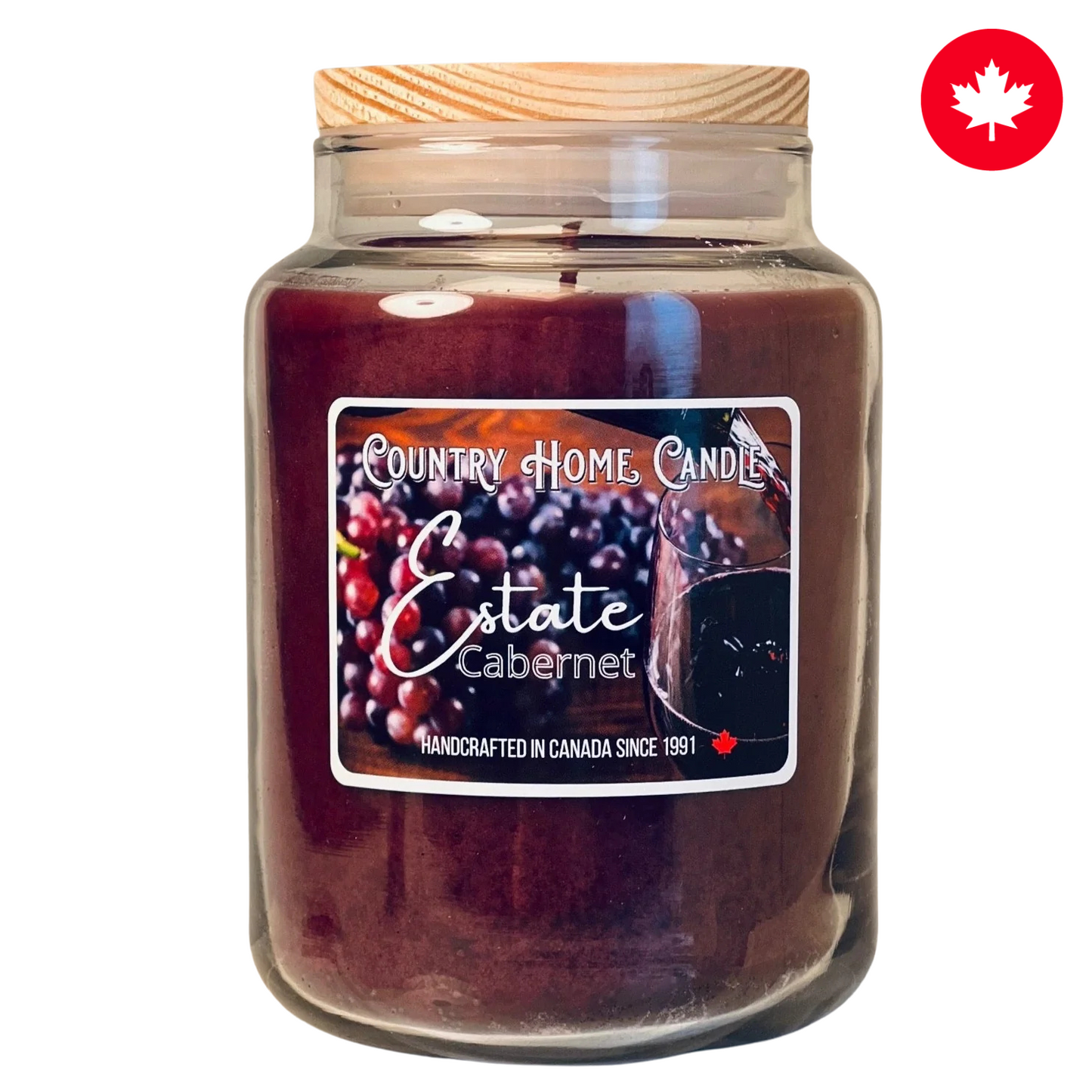 Estate Cabernet Paraffin Candle