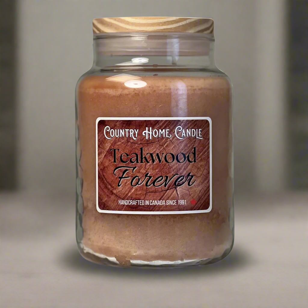 Teakwood Forever Paraffin Candle