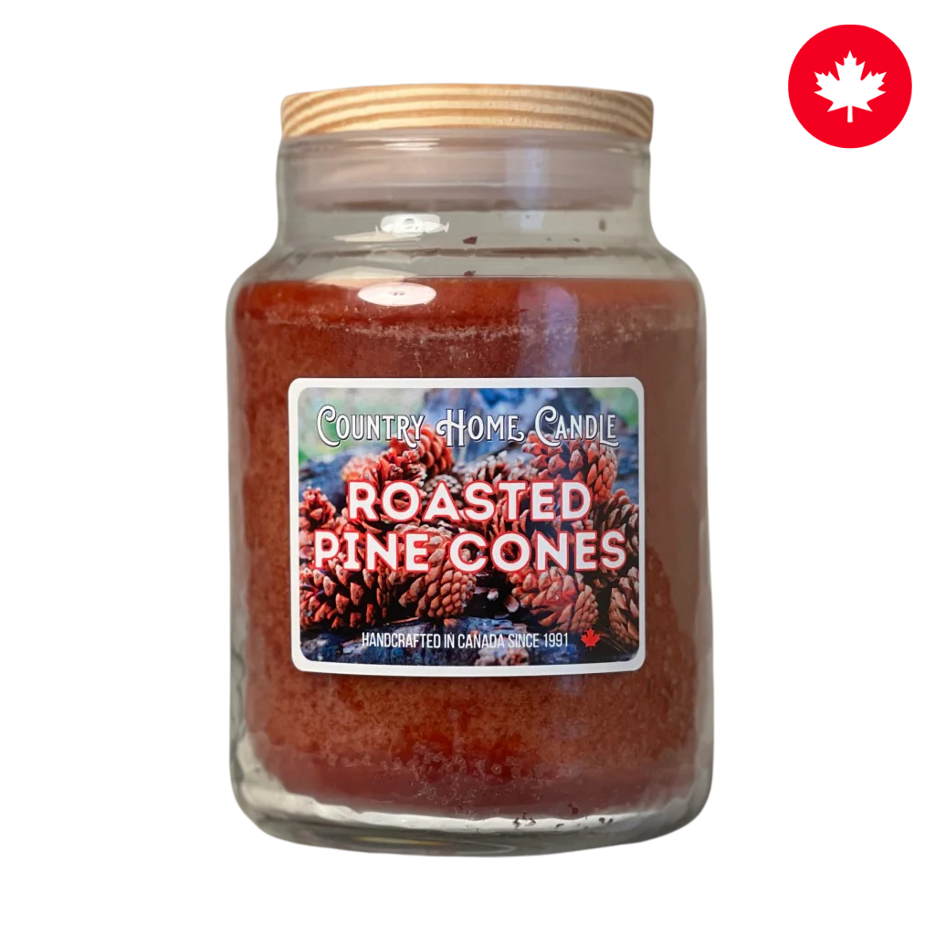 Roasted Pine Cones Paraffin Candle