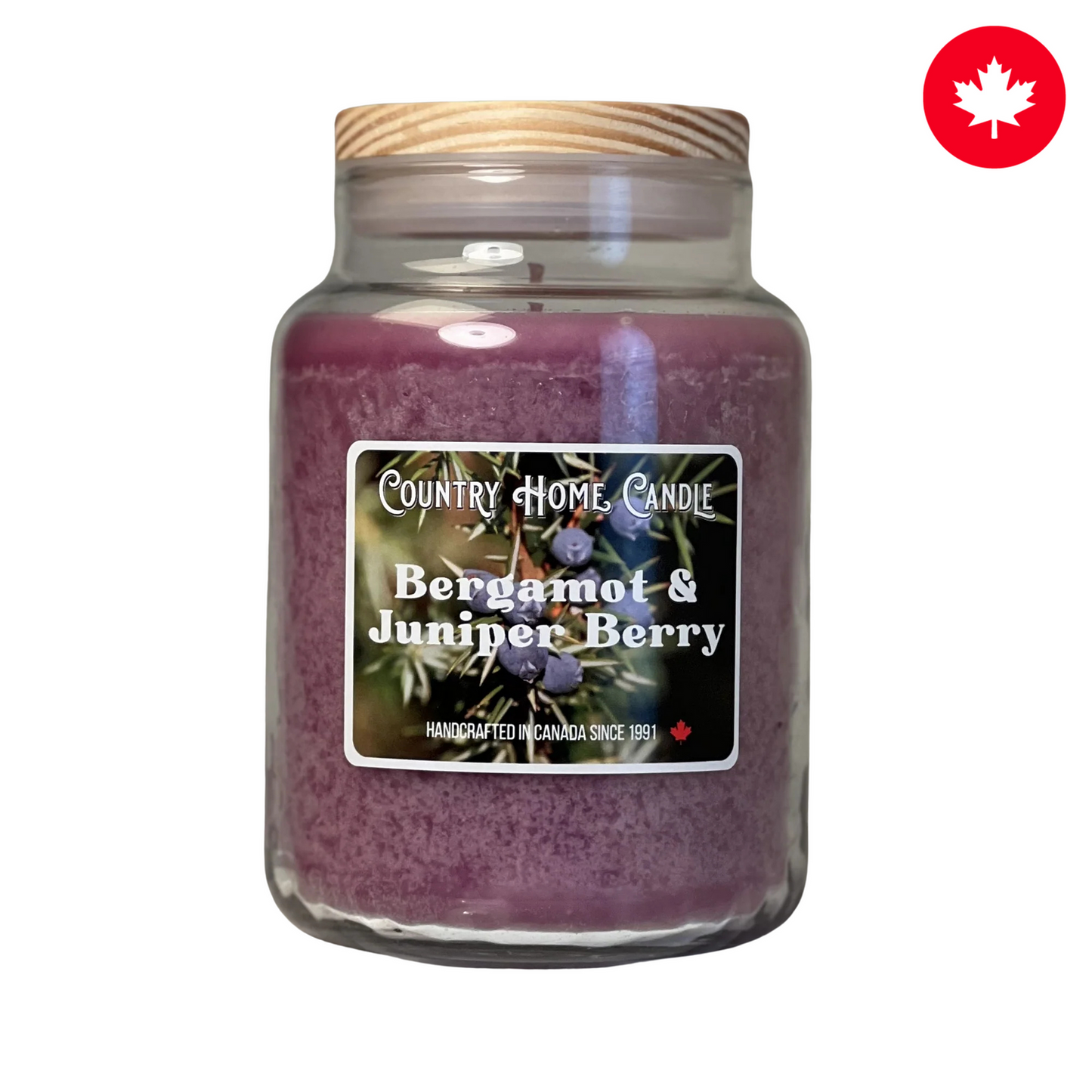 Bergamot & Juniper Berry Paraffin Candle