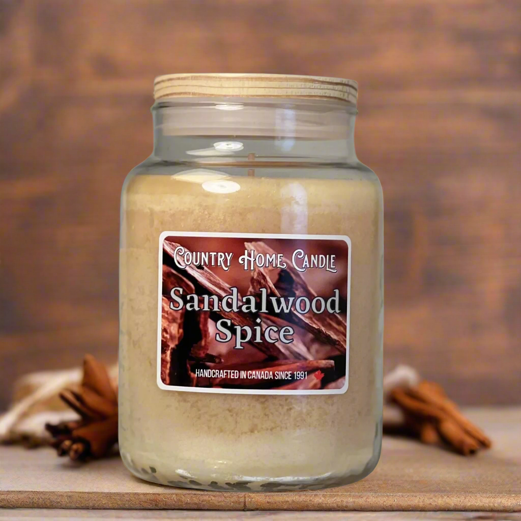 Sandalwood Spice Paraffin Candle