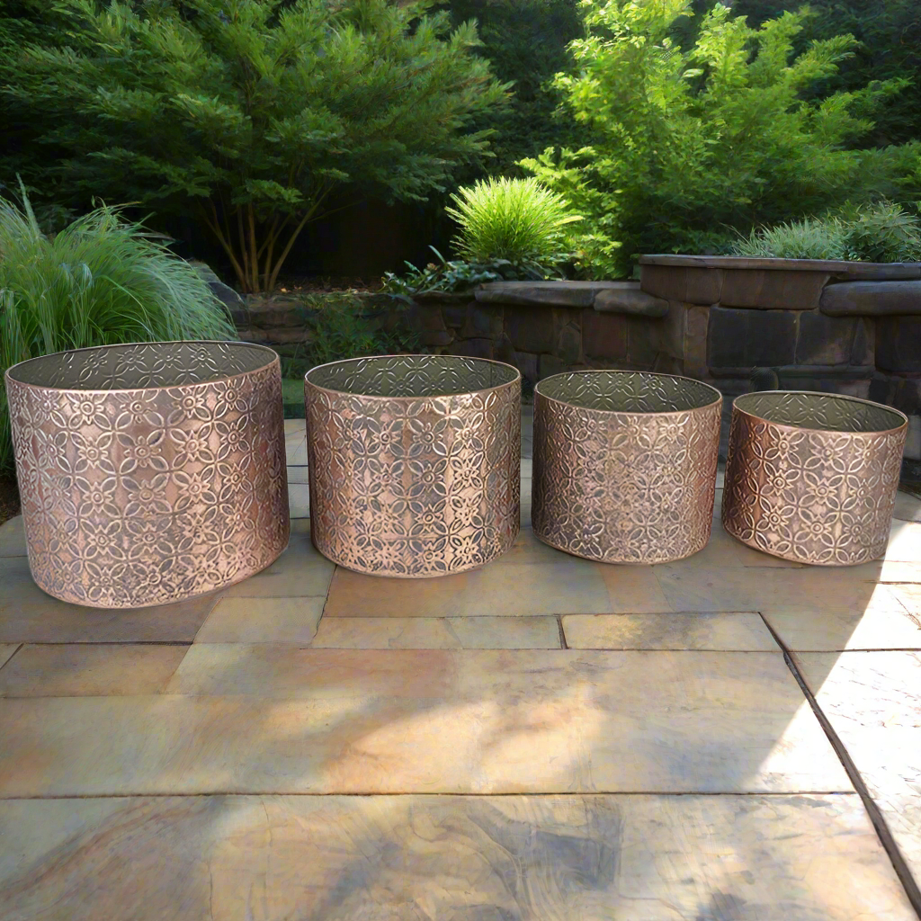 Copper Planters