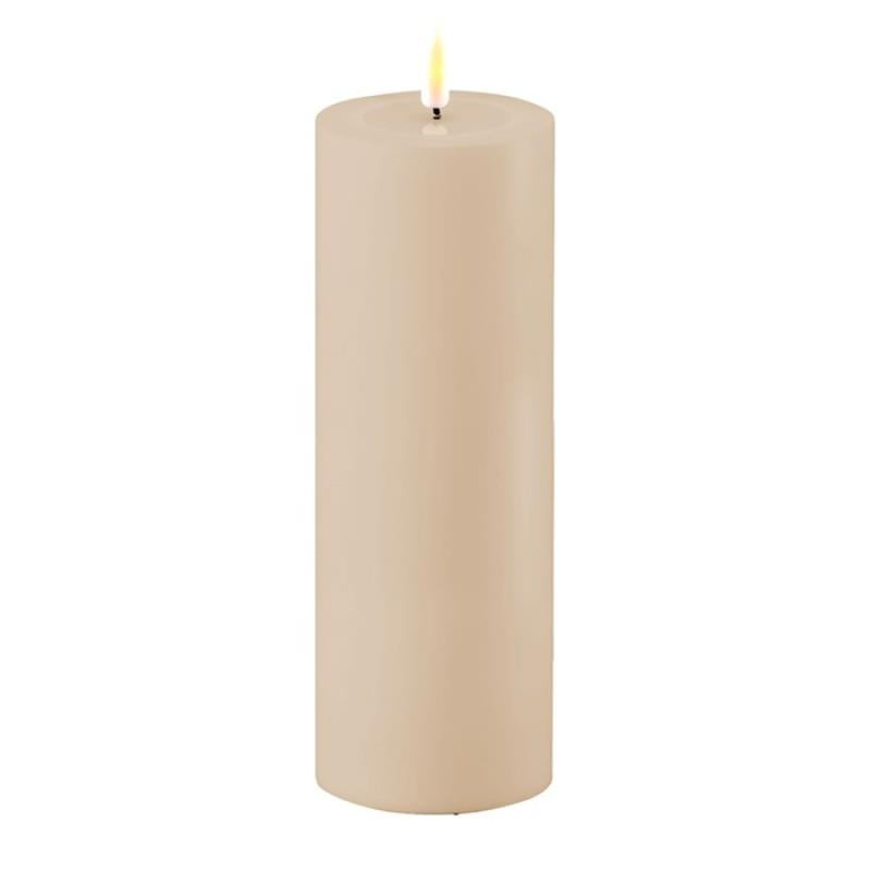 Wax LED Outdoor Candle 3x8