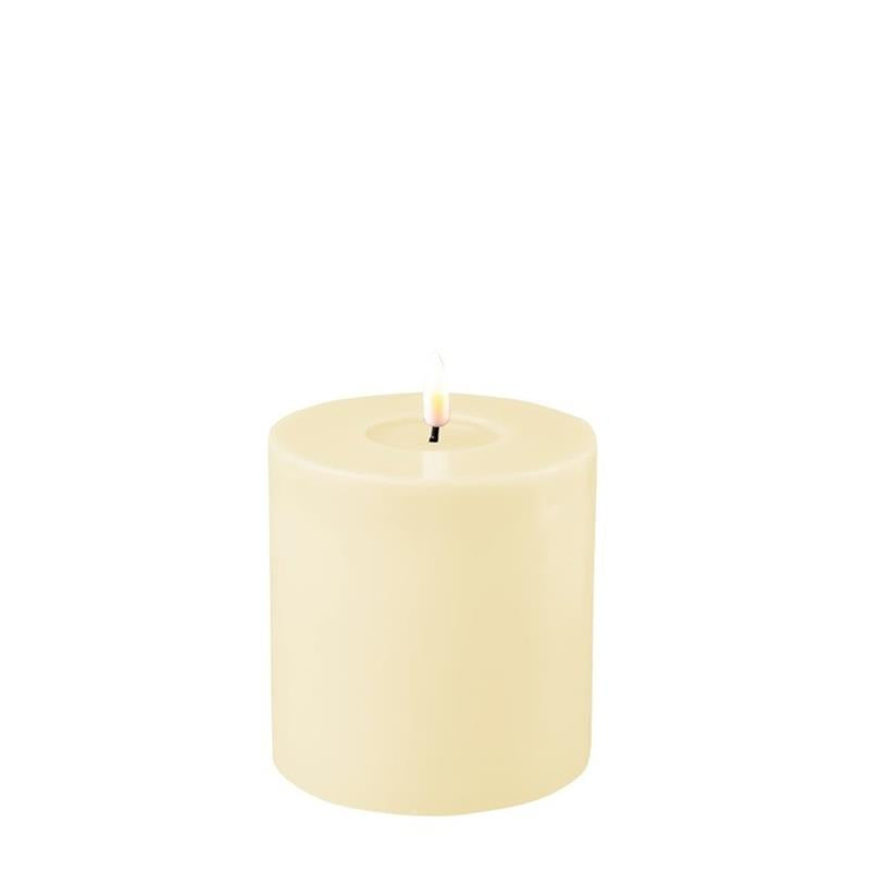 Cream LED Candle 4x4