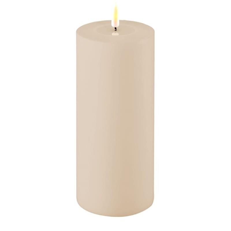 Wax LED Outdoor Candle 4x8