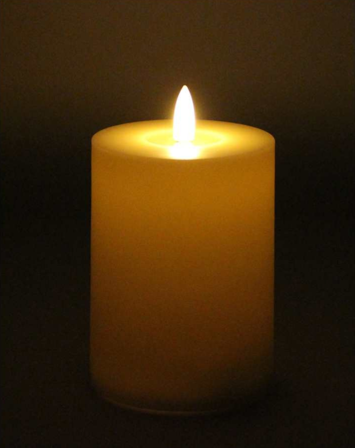10cm LED Cream Candle