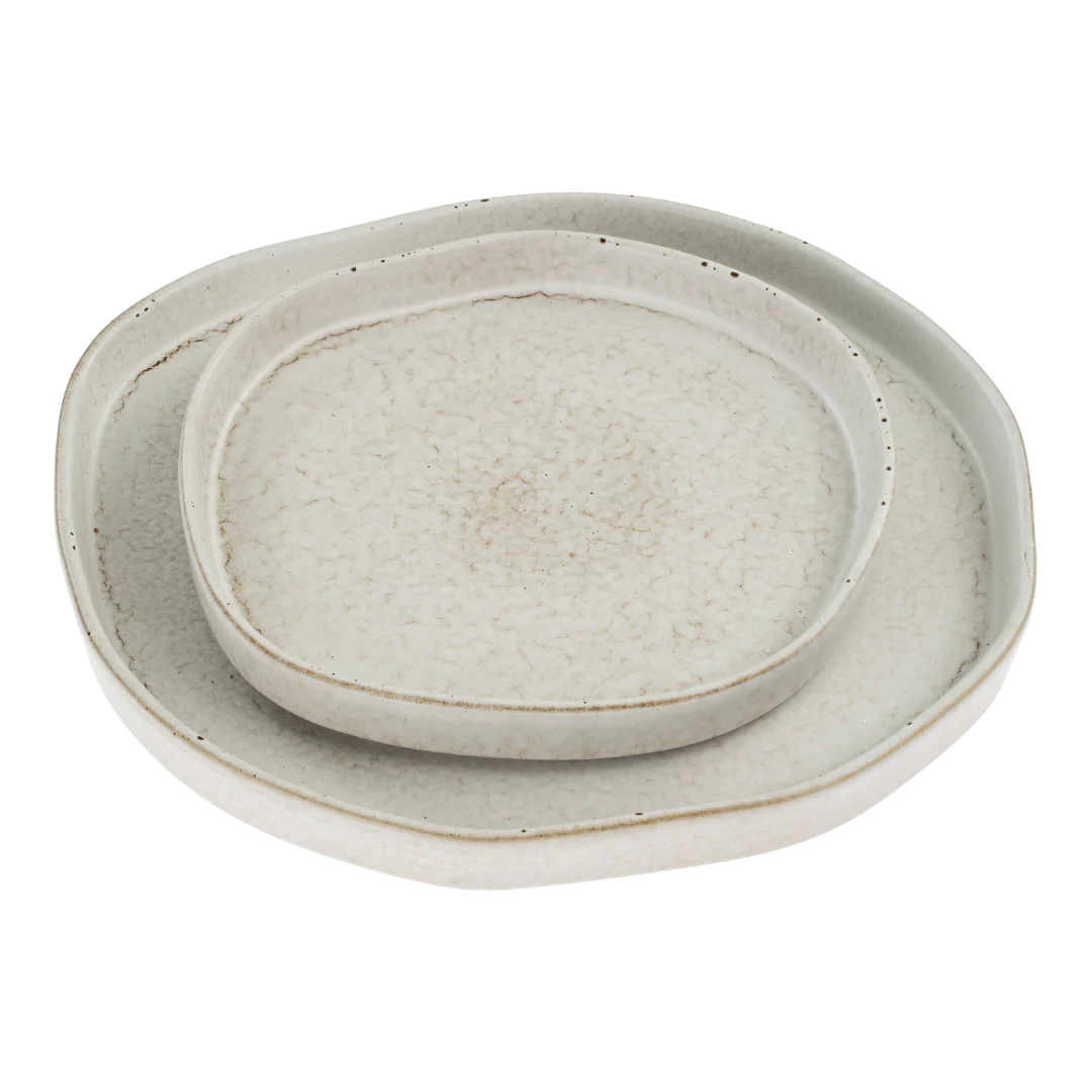 Pebble Serving Plates - Set of 2