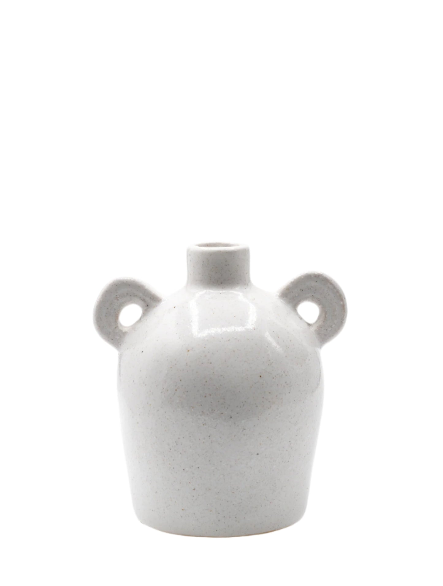 5" Speckled Vase with Handles