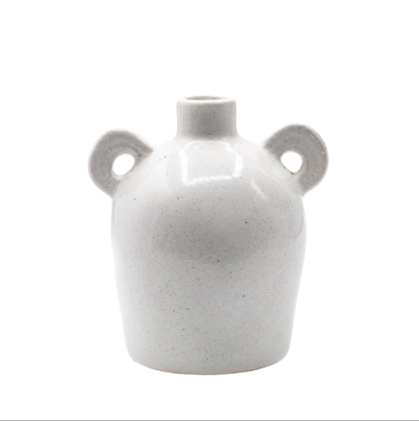 5" Speckled Vase with Handles