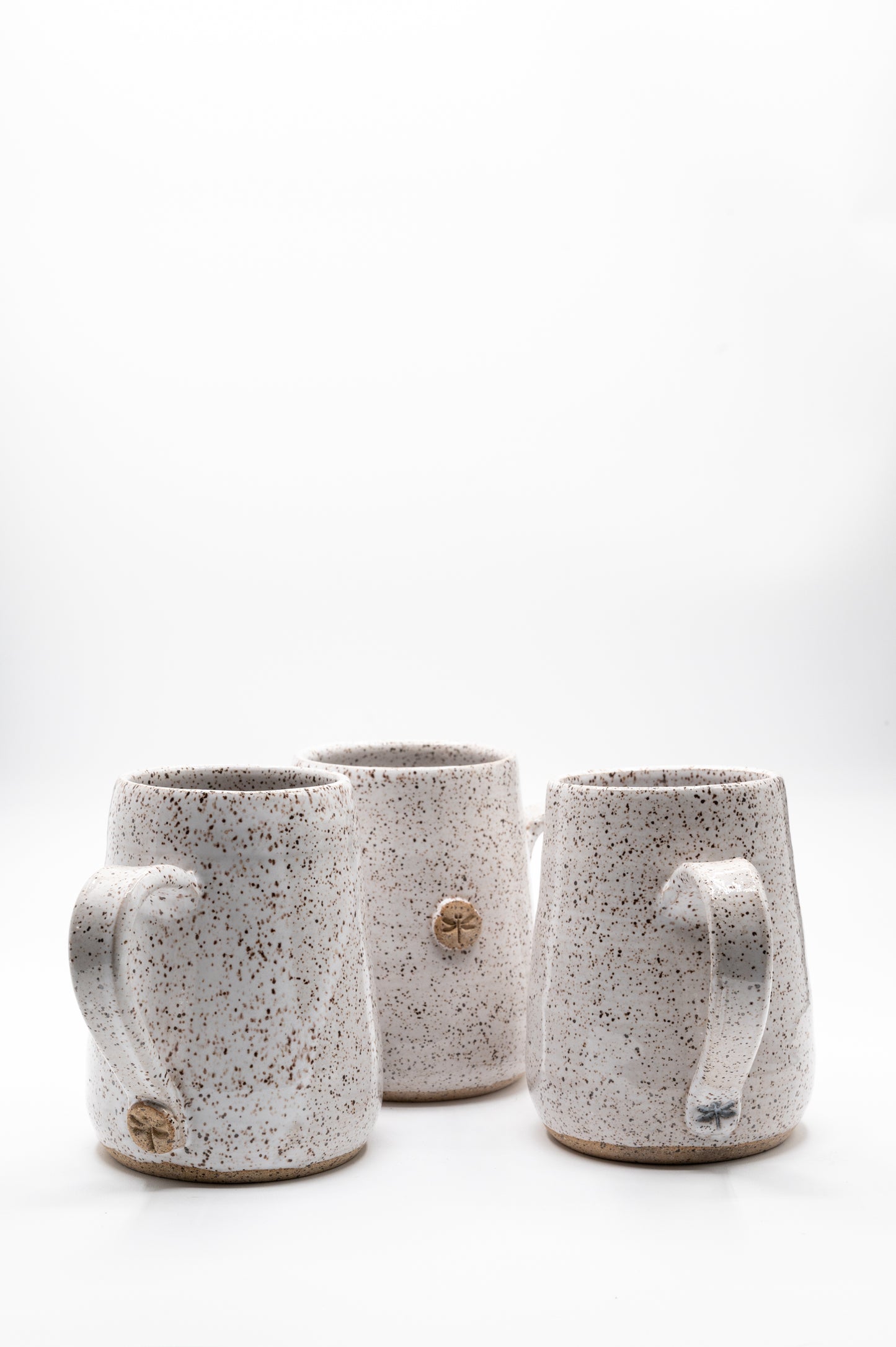 Dragonfly Pottery Mug - Handle