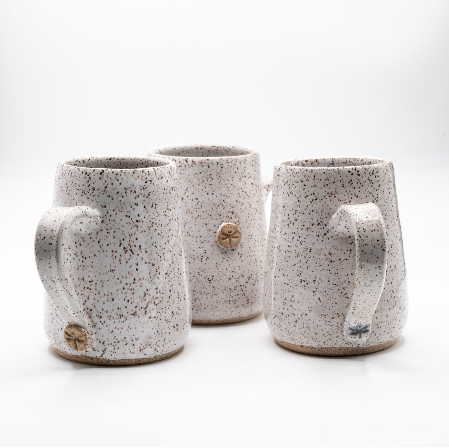 Dragonfly Pottery Mug - Handle