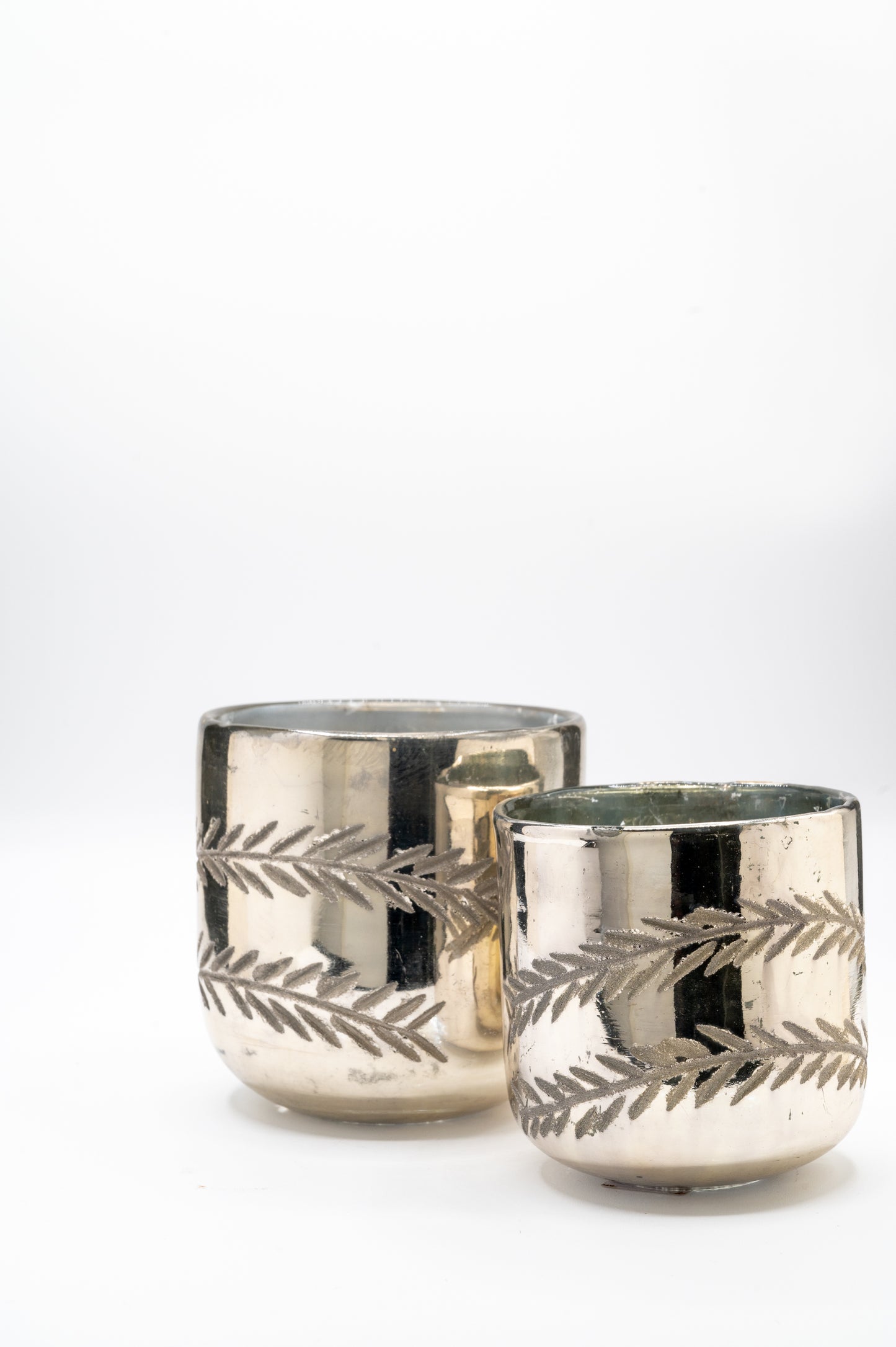 Silver Palms Votive