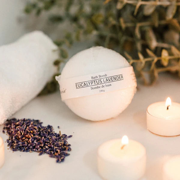 Scented Luxury Bath Bomb - Eucalyptus Lavender