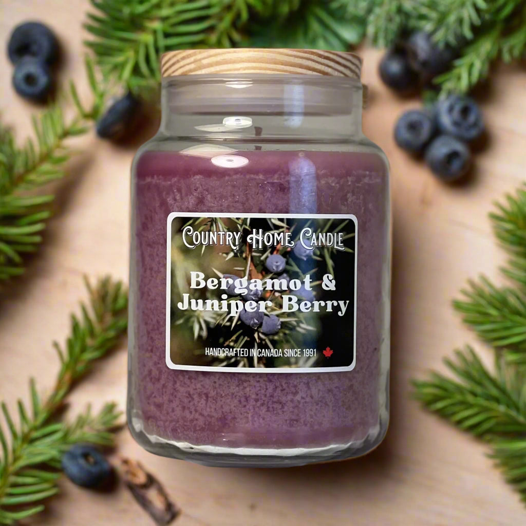 Bergamot & Juniper Berry Paraffin Candle