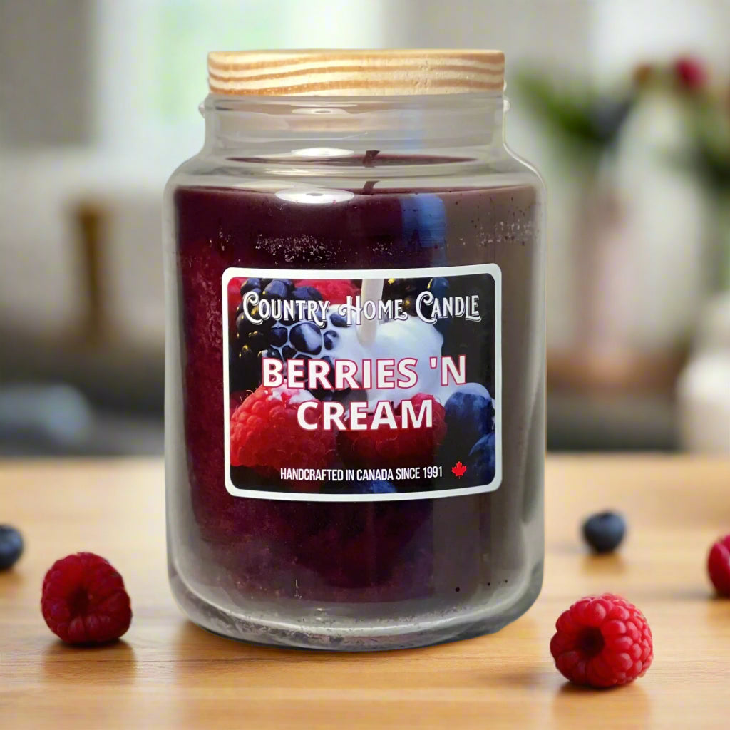 Berries 'n Cream Paraffin Candle