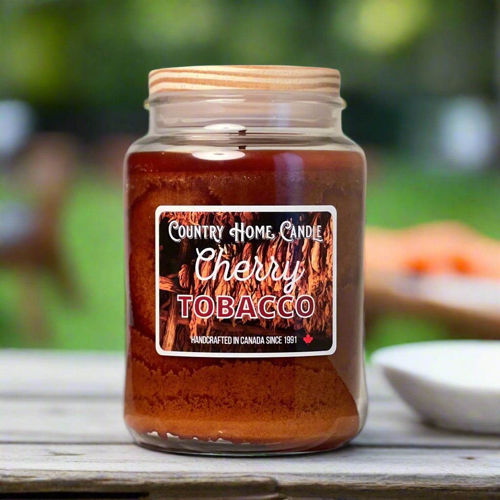Cherry Tobacco Paraffin Candle
