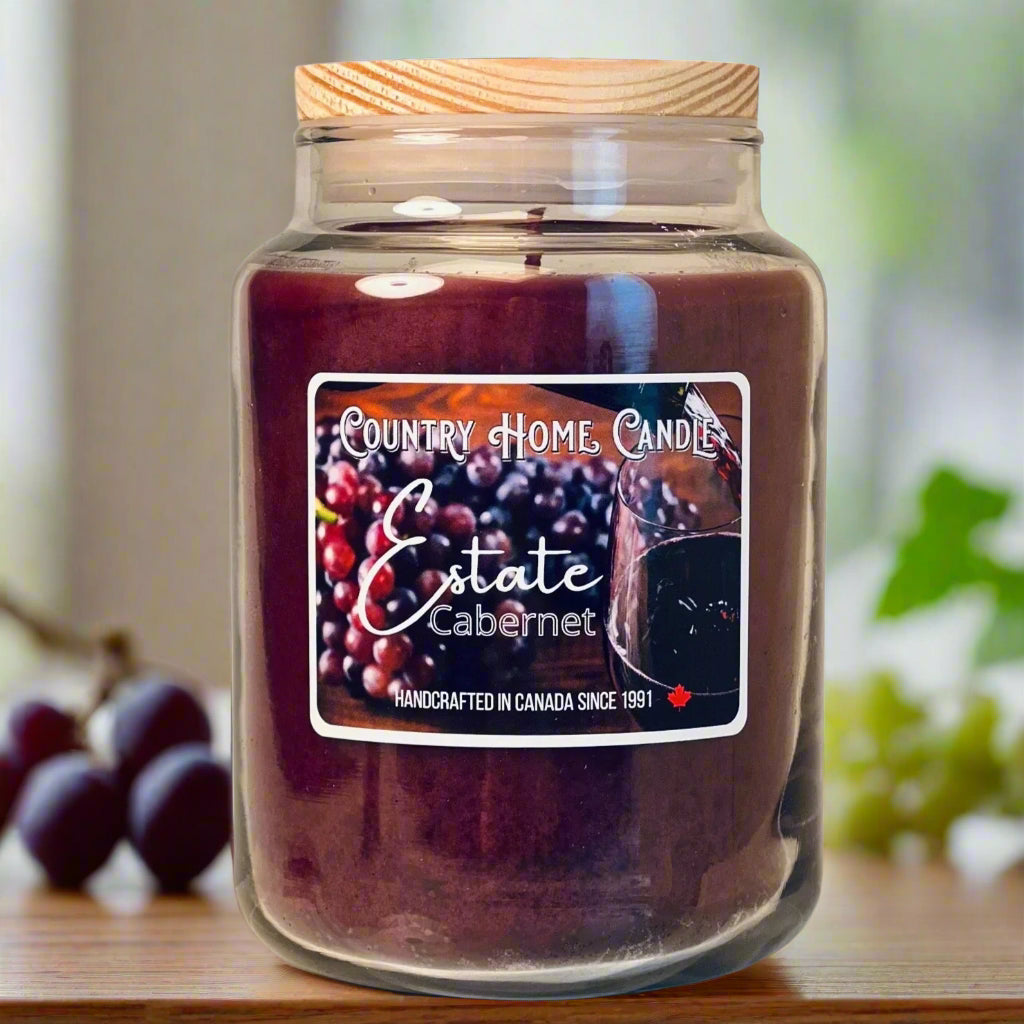 Estate Cabernet Paraffin Candle