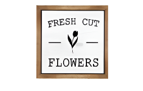 Square Framed Spring Signs