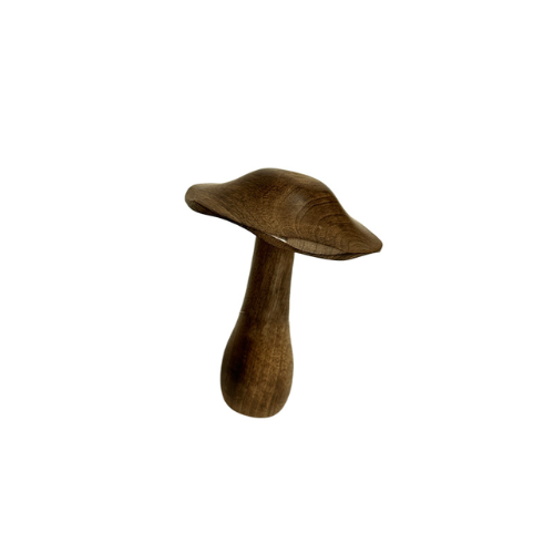 Wood Mushroom Decor