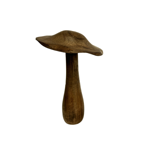 Wood Mushroom Decor