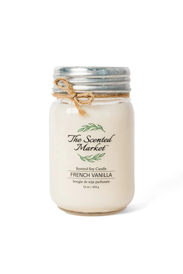 French Vanilla - Soy Wax Candle 16oz