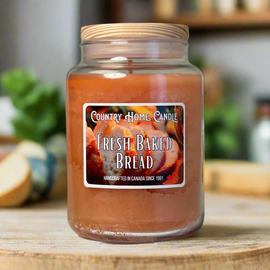 Fresh Baked Bread Paraffin Candle