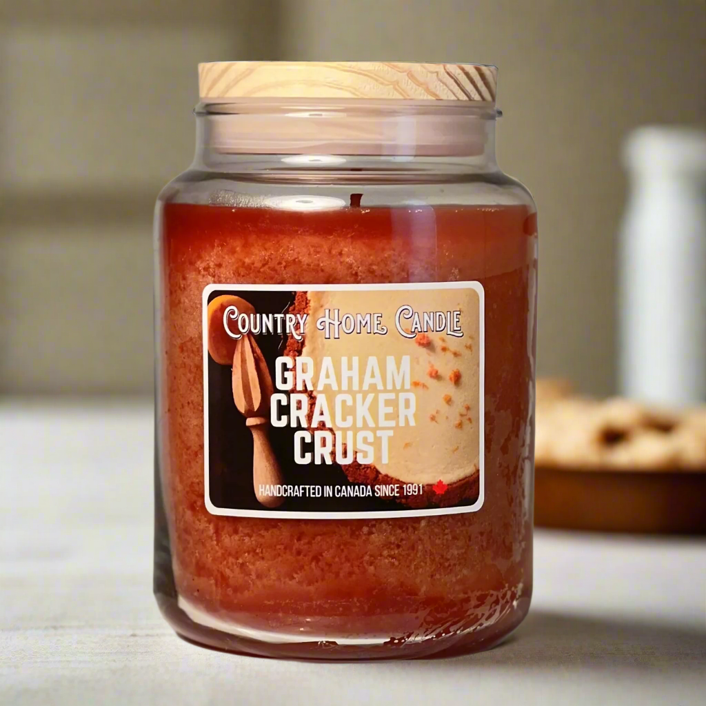 Graham Cracker Crust Paraffin Candle