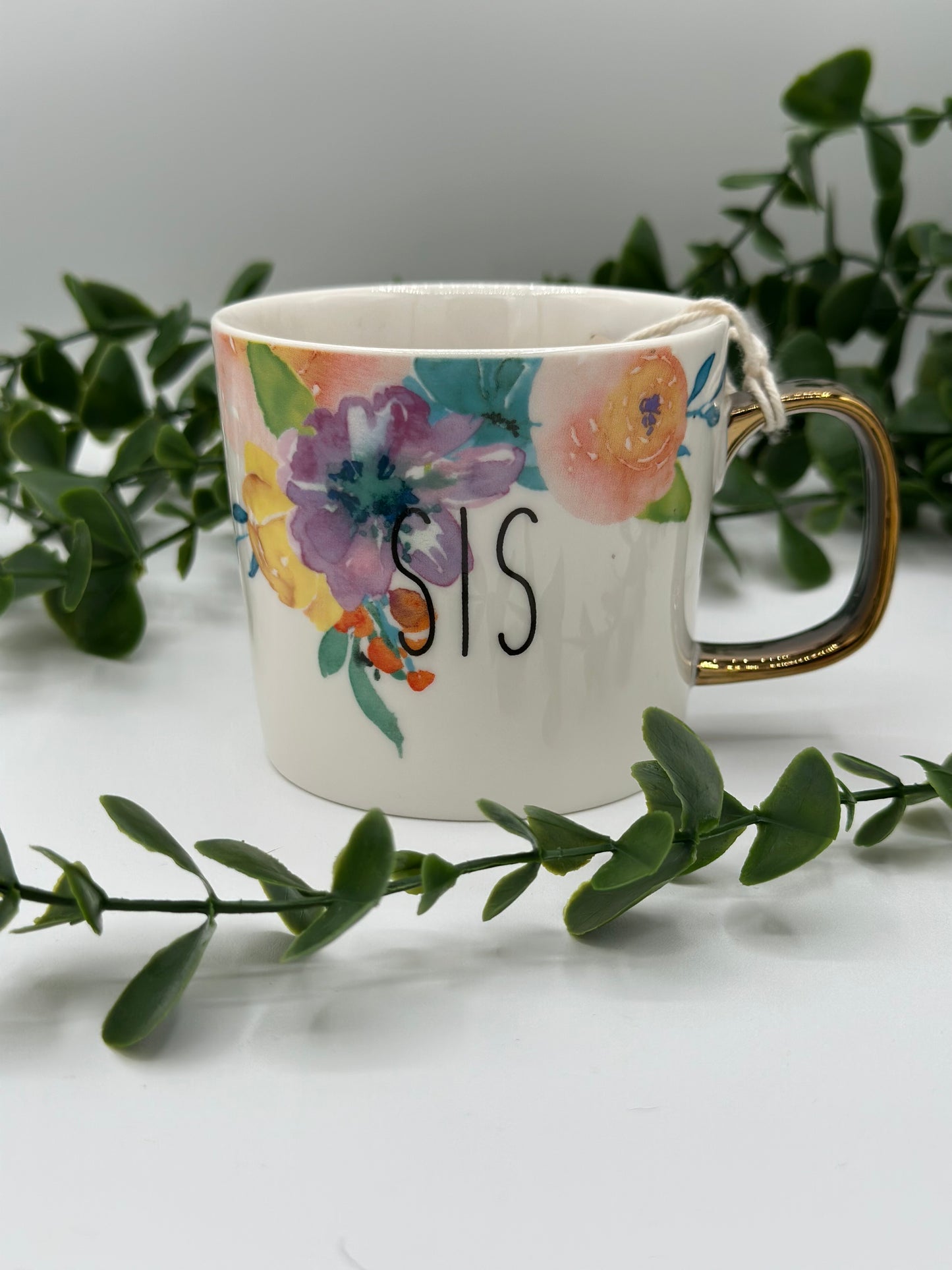 Floral "Sis" - Mug