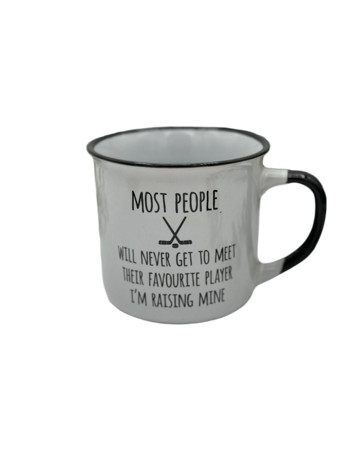 Raising Hockey Player - Mug
