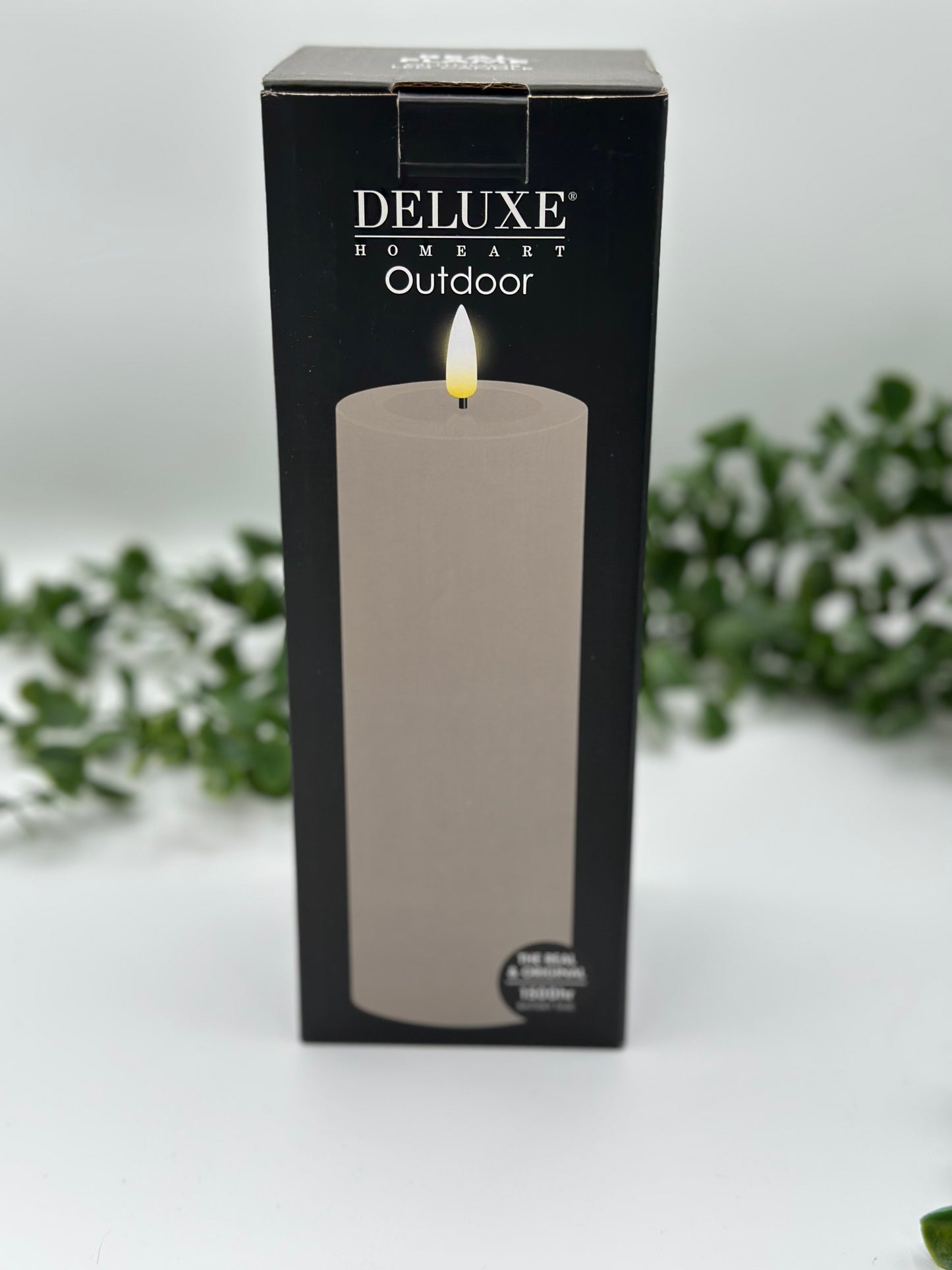 Wax LED Outdoor Candle 4x8