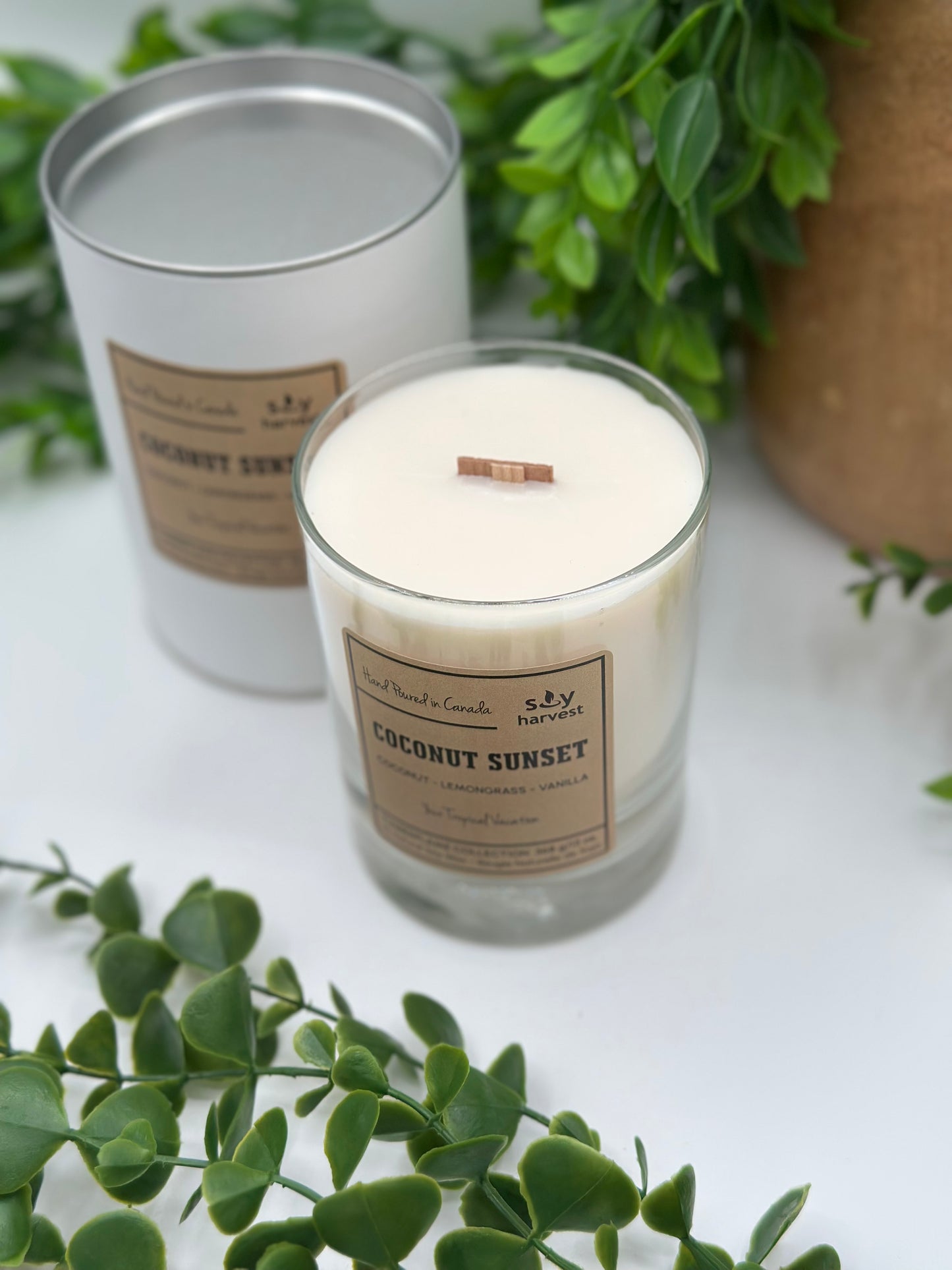 Coconut Sunset Soy Candle