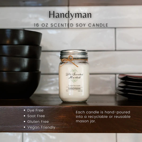 Handyman - Soy Wax Candle 16oz