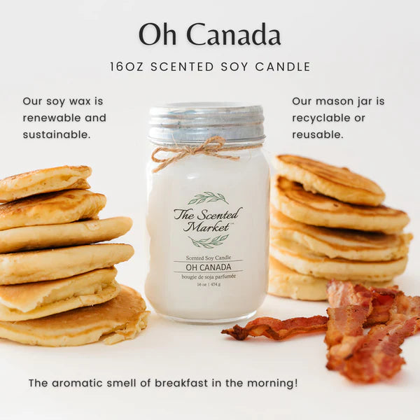 O Canada - Soy Wax Candle 16oz