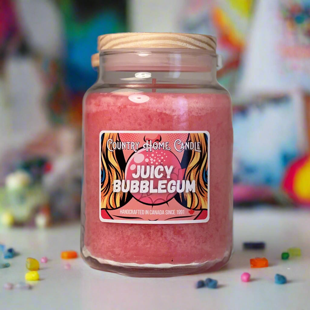 Juicy Bubblegum Paraffin Candle