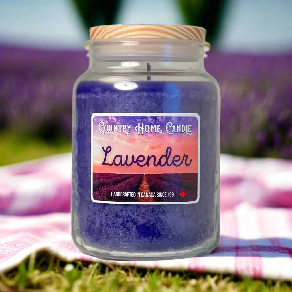 Lavender Paraffin Candle