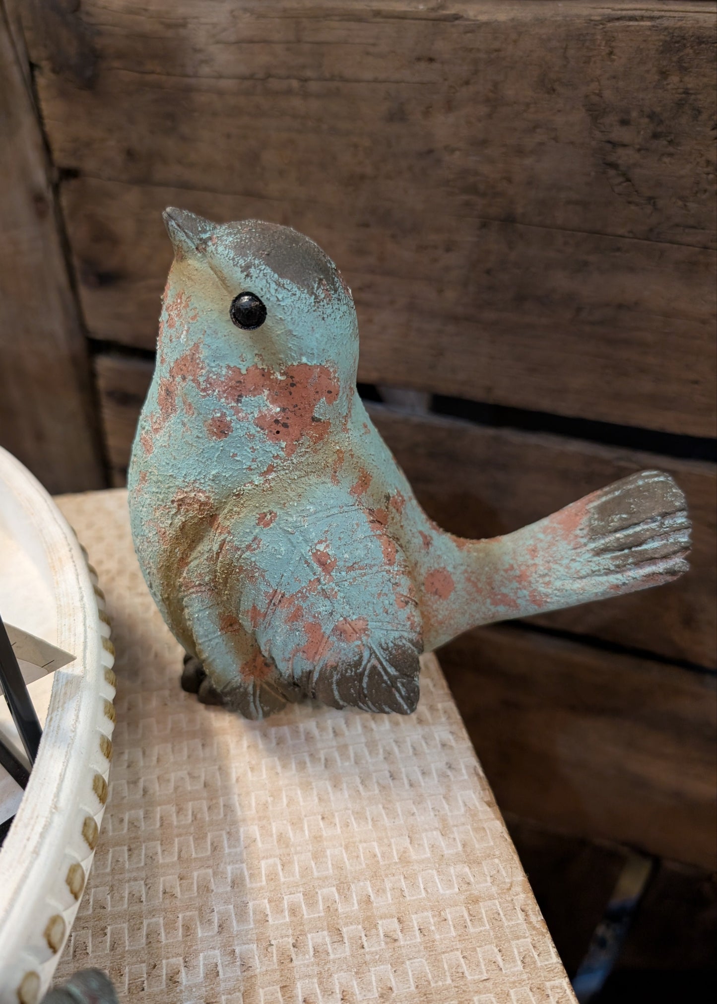 Rustic Bluebird Figurine