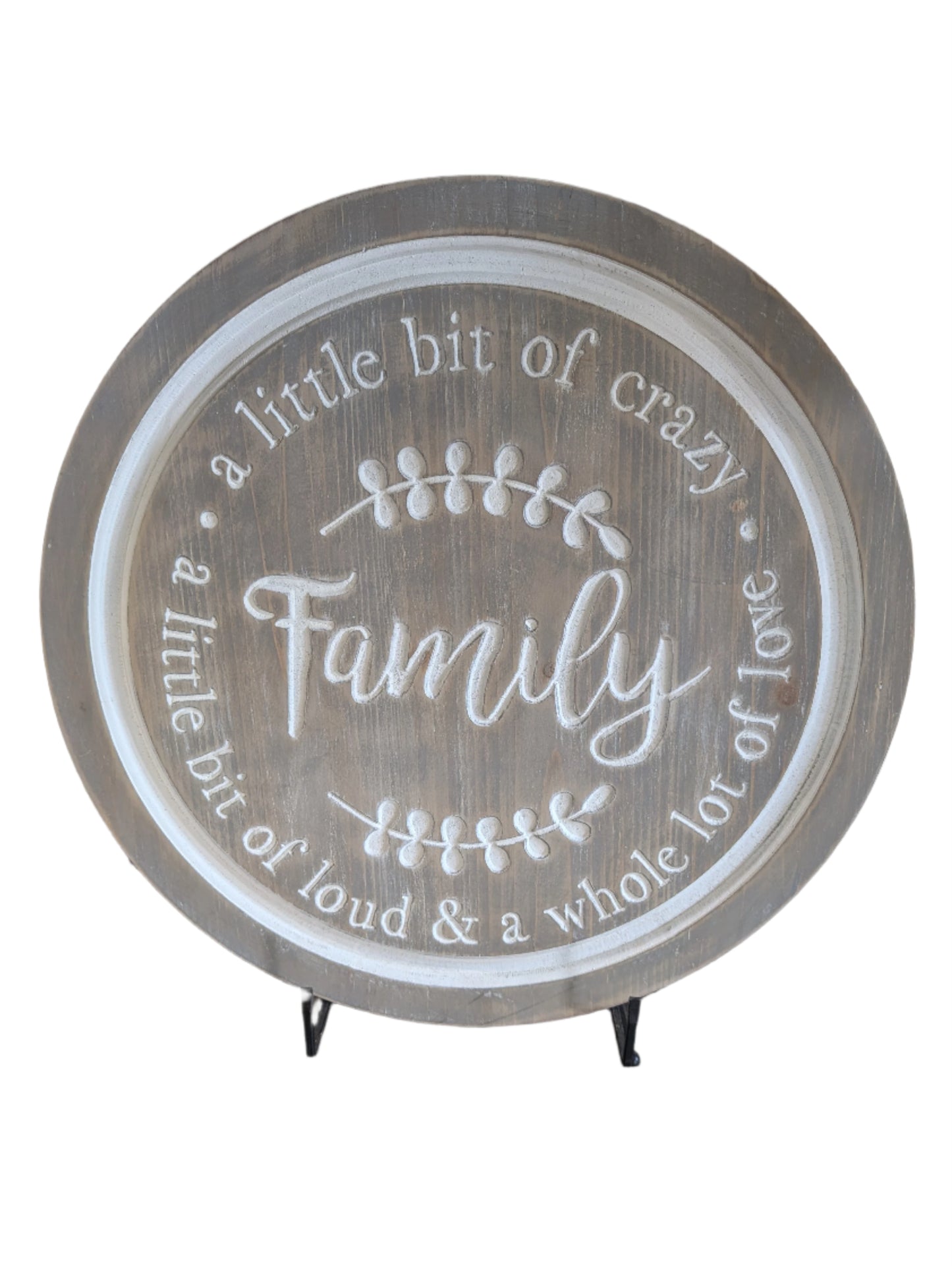 Round Family Sign