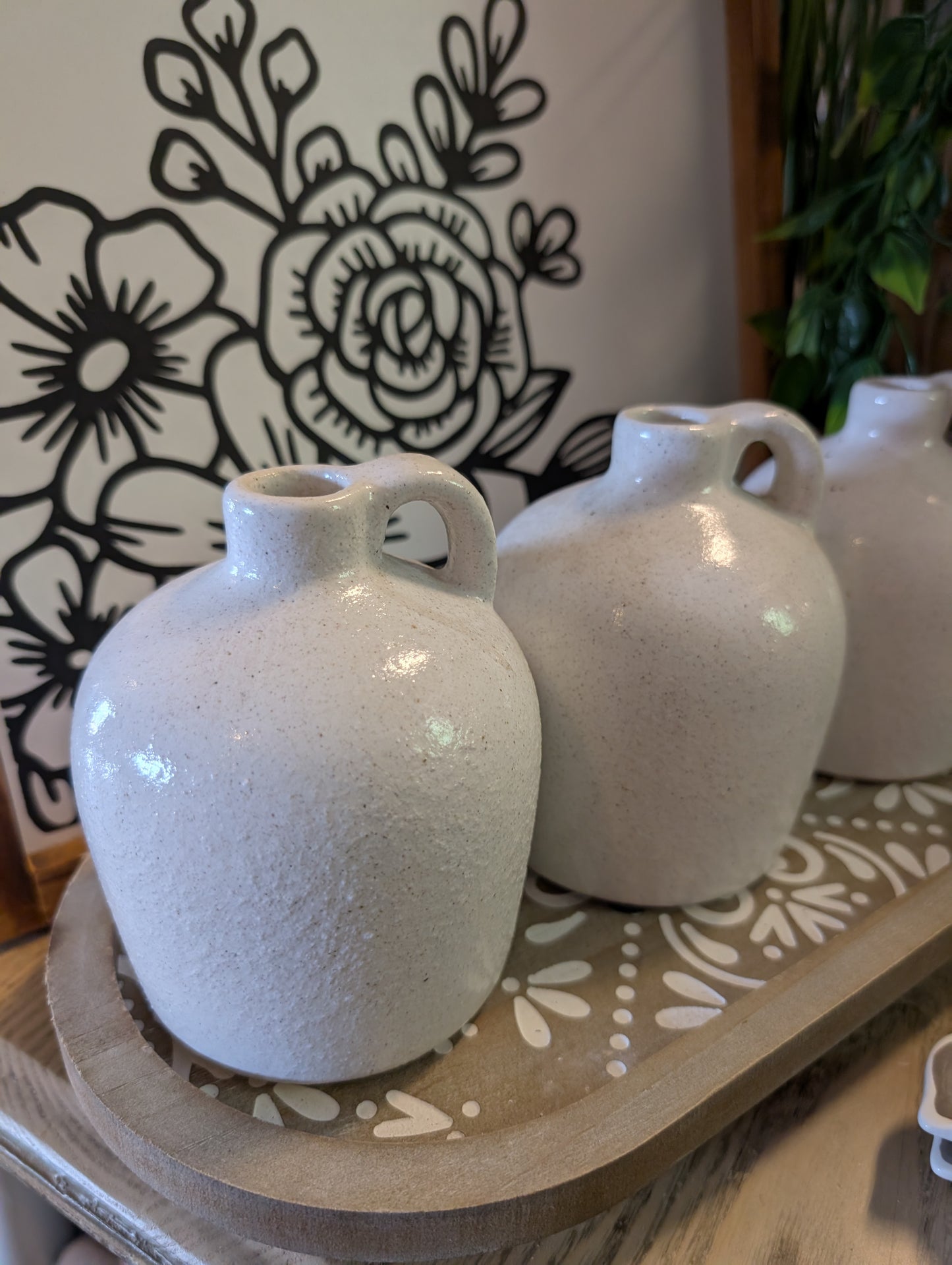 5" Speckled Jug Vase