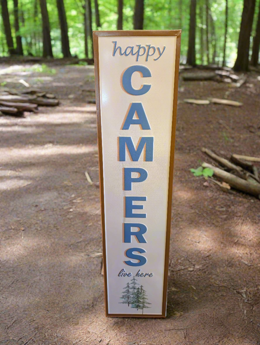 Happy Campers Porch Sign