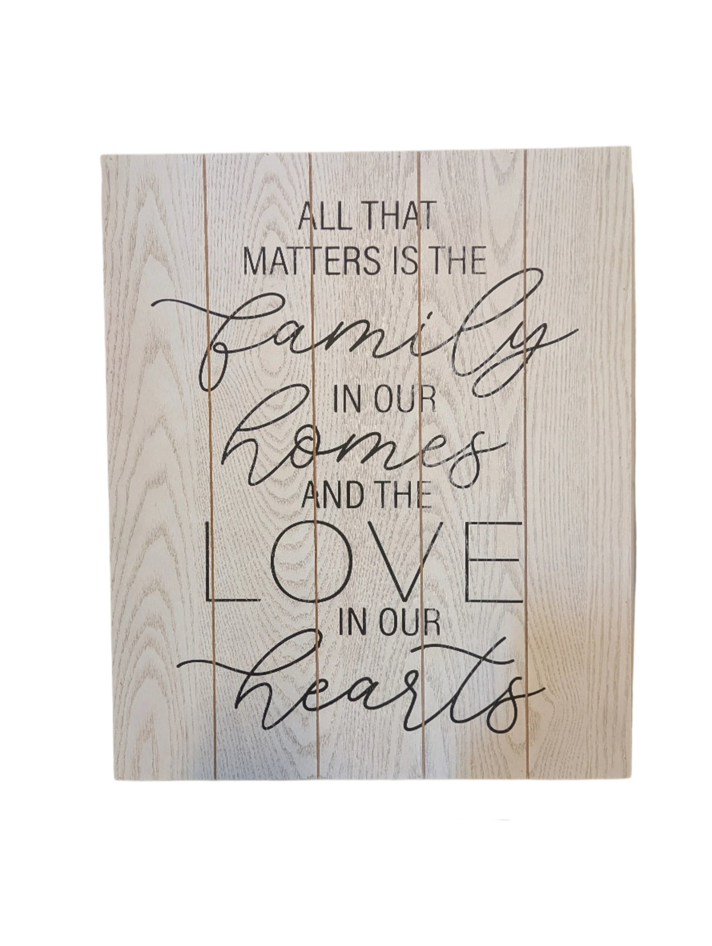 Plank Sign with Sentiment