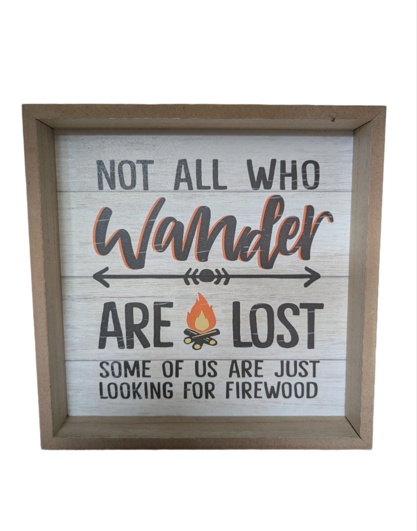 Wander for Firewood Sign