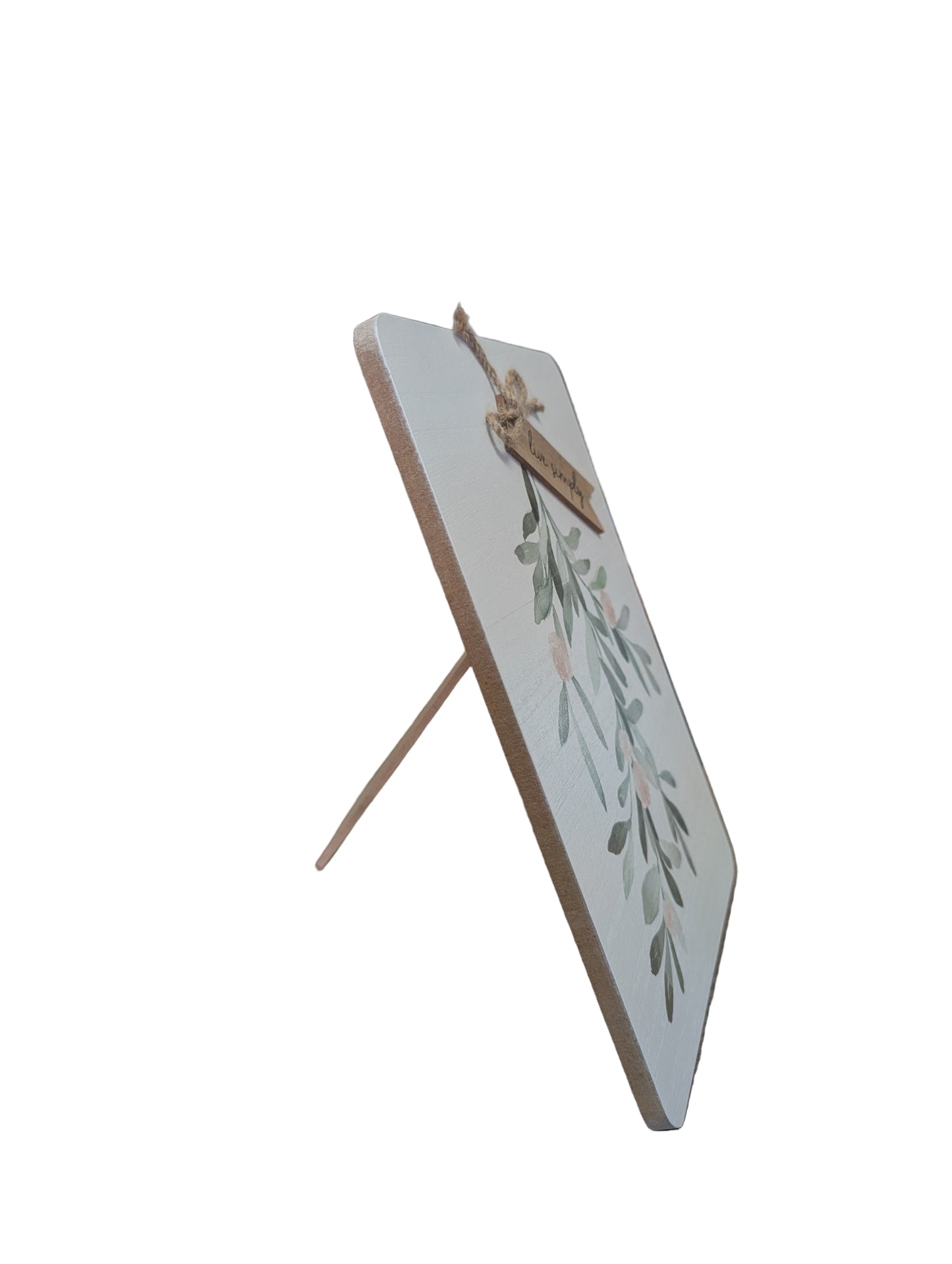 Live Simply Floral Wall Sign