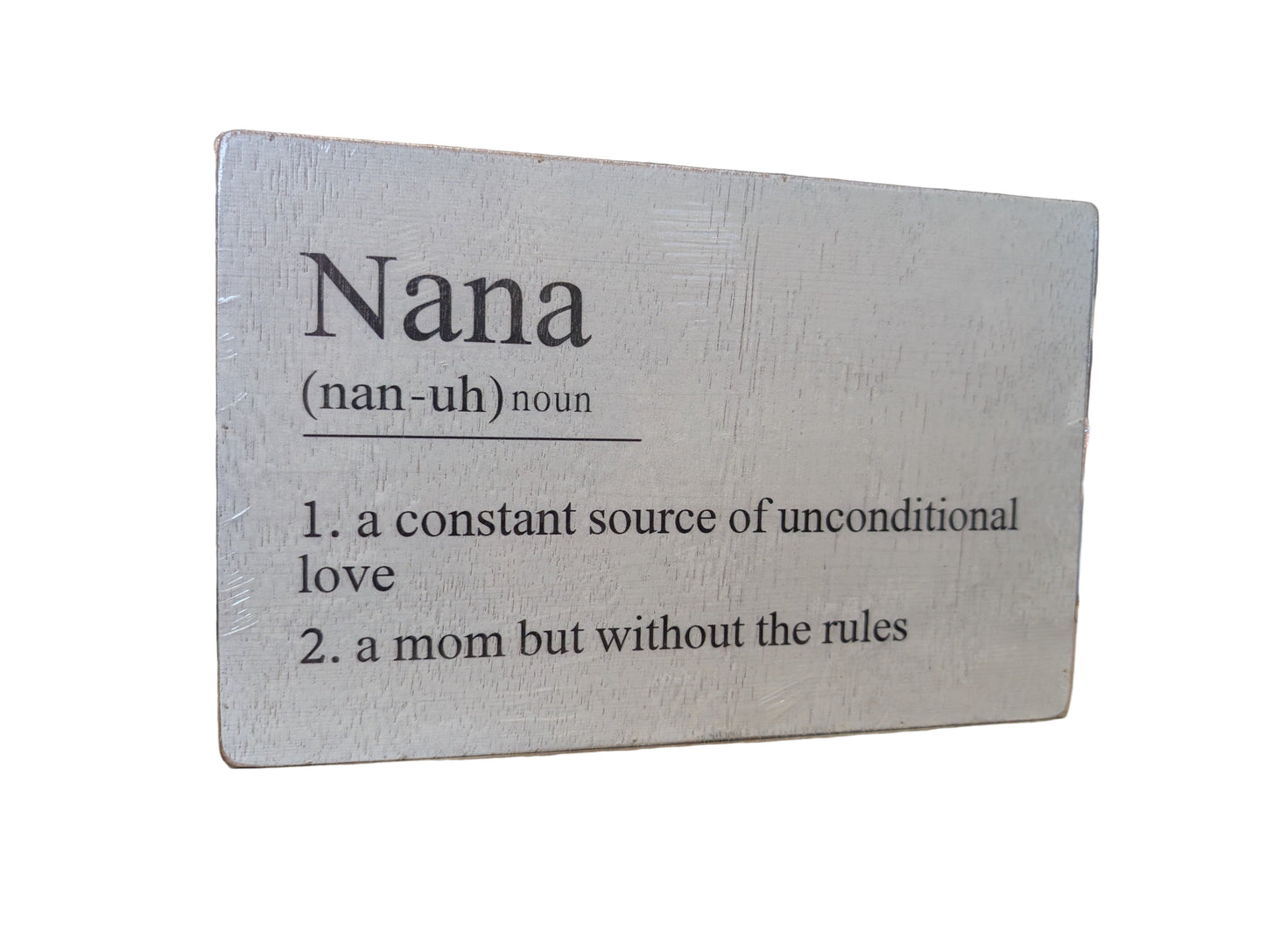 Nana Definition - Block Sign