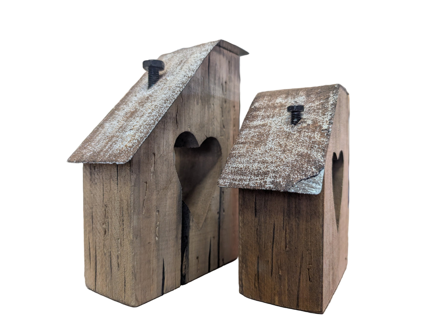 Wood House with Heart