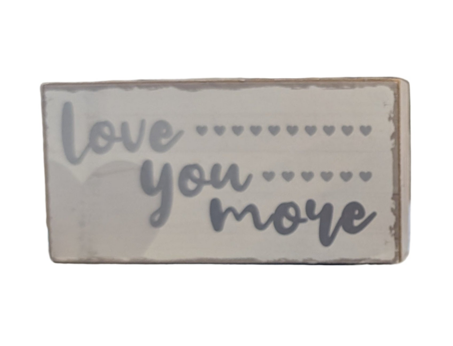 Small Love Sentiments - Block Signs