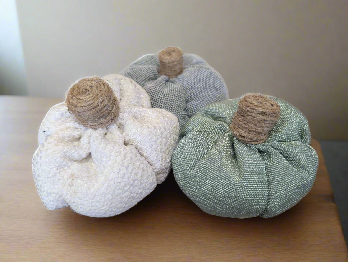 Scented Market Fabric Pumpkin Decor