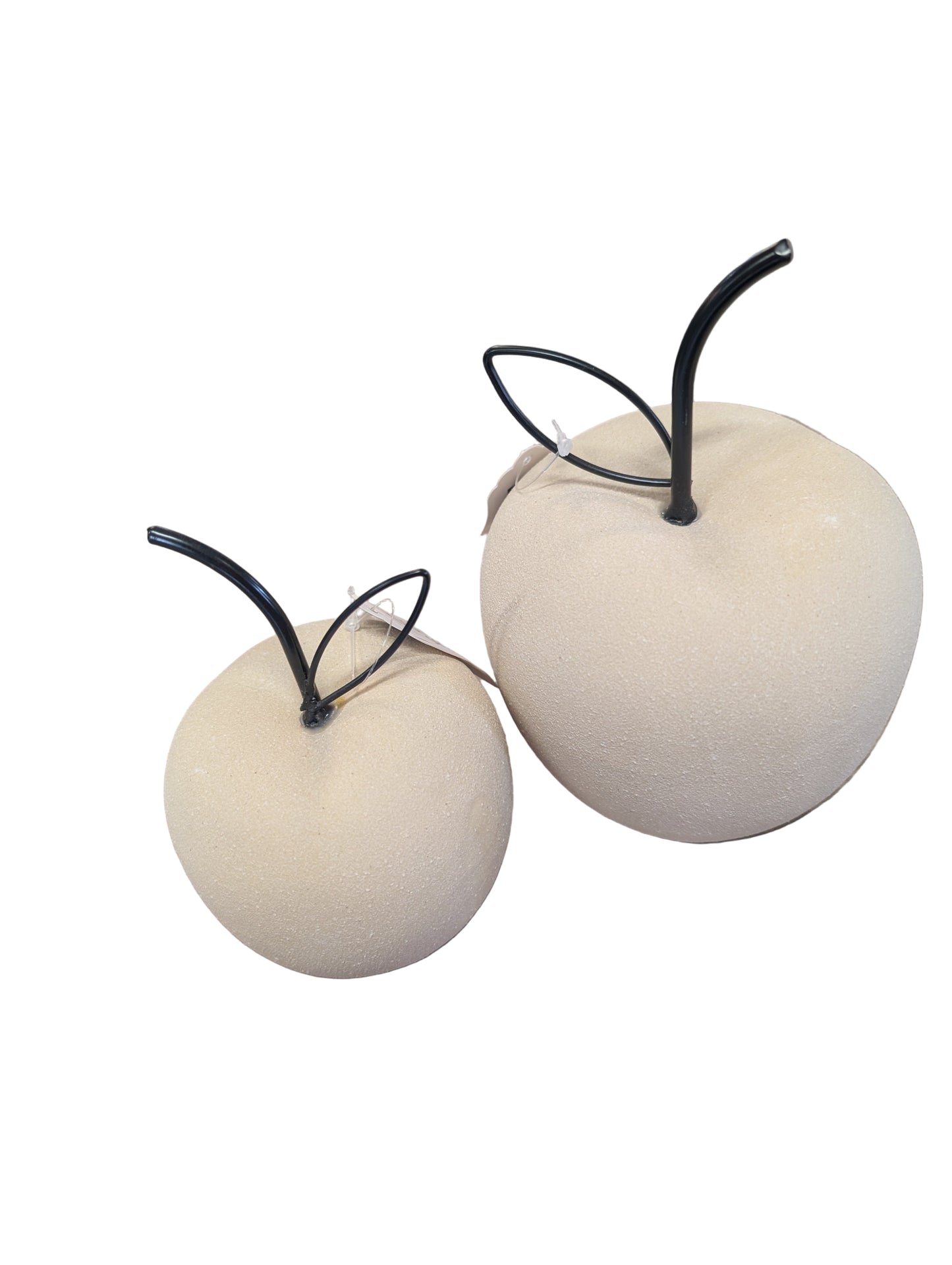 Porcelain Textured Apple Decor