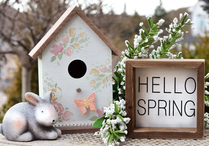 Square Framed Spring Signs