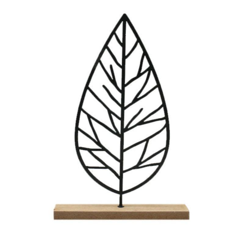 Metal Leaf Decor