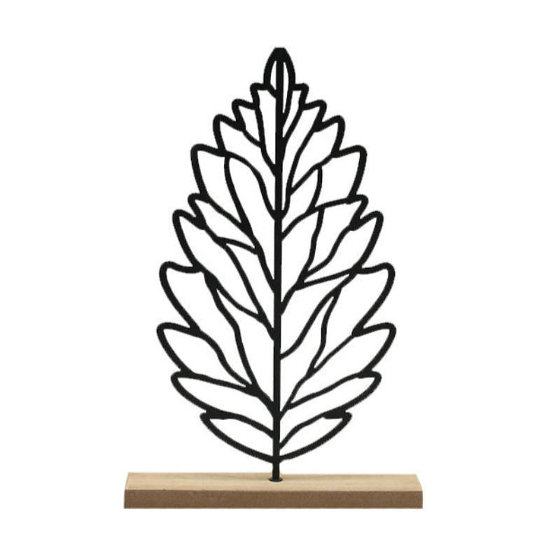 Metal Leaf Decor